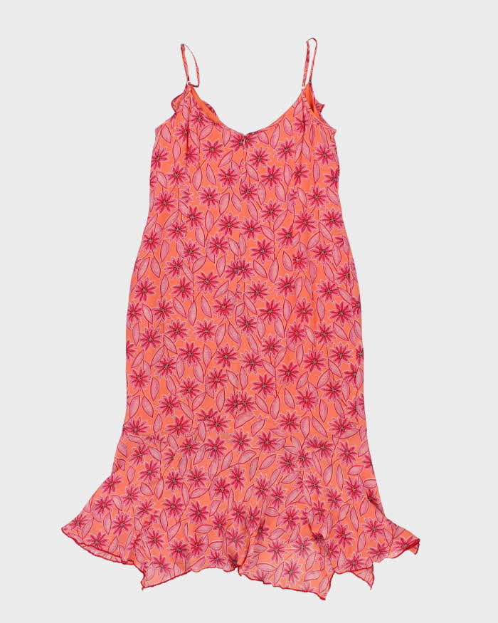 Vintage Y2k 00s Tristan & Iseut Floral Dress - L