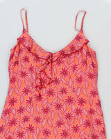 Vintage Y2k 00s Tristan &amp; Iseut Floral Dress - L