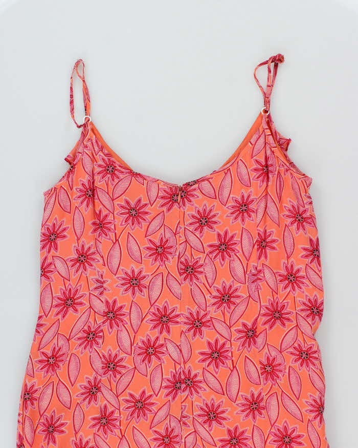 Vintage Y2k 00s Tristan & Iseut Floral Dress - L