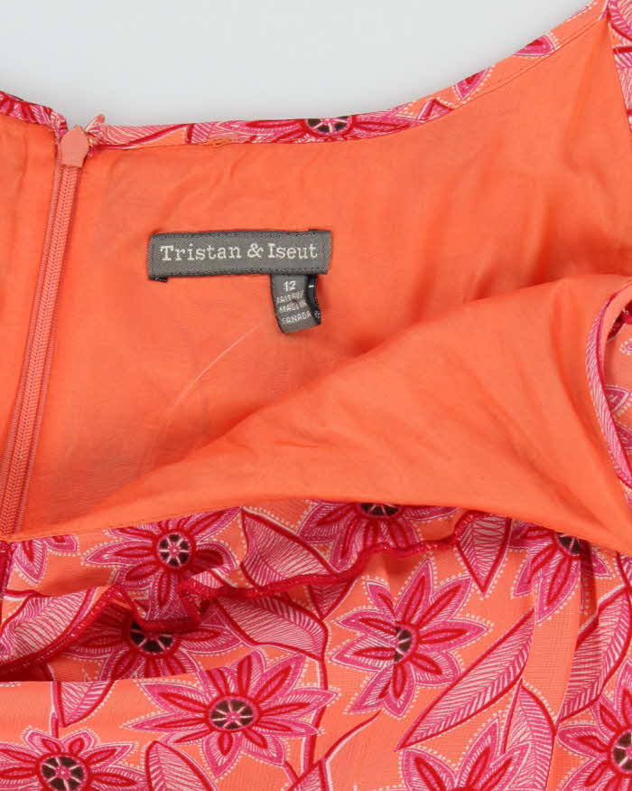 Vintage Y2k 00s Tristan & Iseut Floral Dress - L