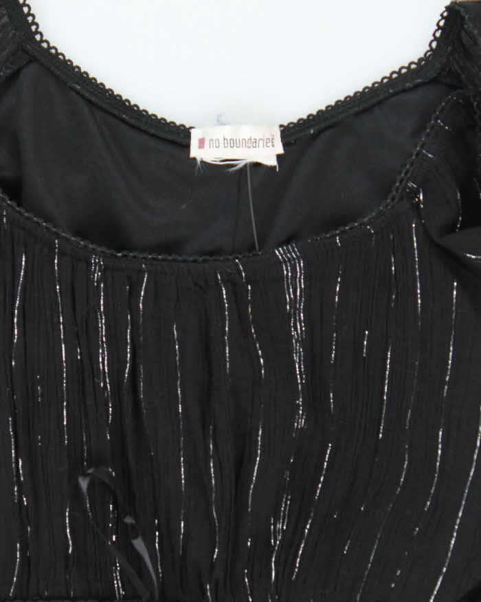 Vintage Y2k 00s No Boundaries Black Dress - S