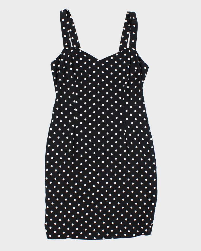 Vintage Y2k 00s Paris Blues Polka Dot Dress - M