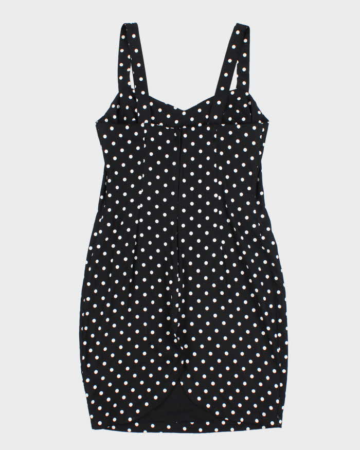 Vintage Y2k 00s Paris Blues Polka Dot Dress - M