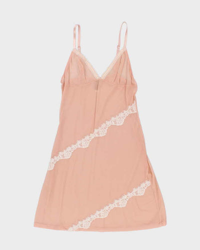 Vintage Y2k 00s Donna L'oren Mesh Slip Dress - S