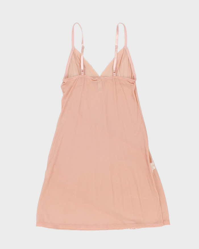 Vintage Y2k 00s Donna L'oren Mesh Slip Dress - S