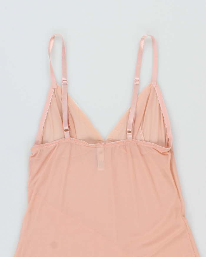 Vintage Y2k 00s Donna L'oren Mesh Slip Dress - S