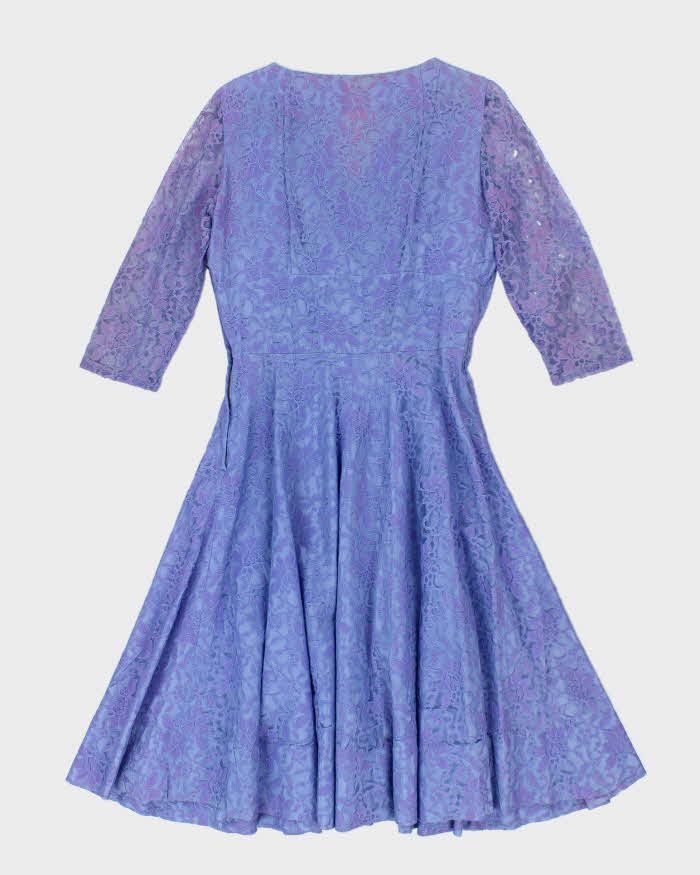 Vintage 50s Ann Kauffman Lace Dress - L