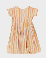 Vintage 50s Spotty Pleated Baby Doll Dress - S