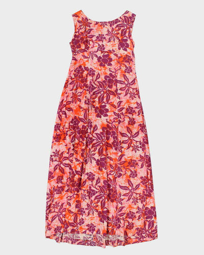 Vintage 60s Candy Casuals Hawaiian Print Dress - M