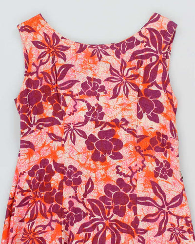Vintage 60s Candy Casuals Hawaiian Print Dress - M