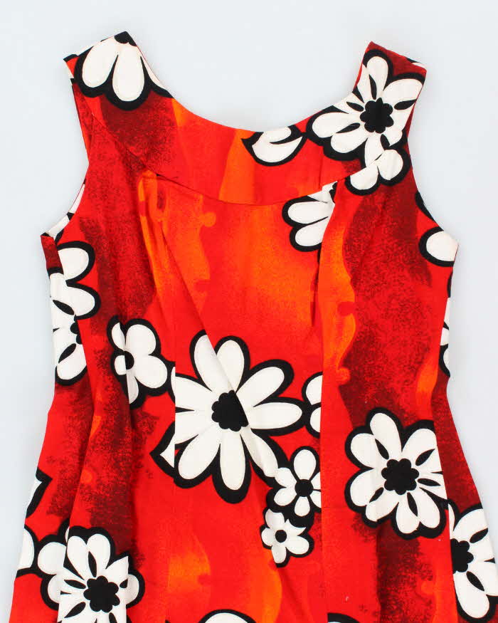 Vintage 70s Island Casuals Hawaiian Maxi Dress - M
