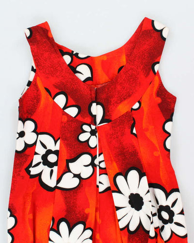 Vintage 70s Island Casuals Hawaiian Maxi Dress - M