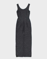 Vintage 90s Chory Beaded Maxi Dress - XS