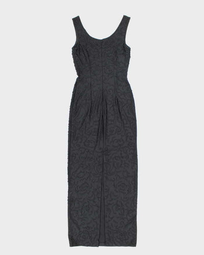 Vintage 90s Chory Beaded Maxi Dress - XS