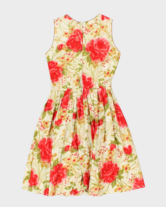 Vintage 50s Henry Allen Floral A-Line Dress - M