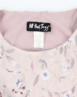 Vintage 90s All That Jazz Floral Dress - S