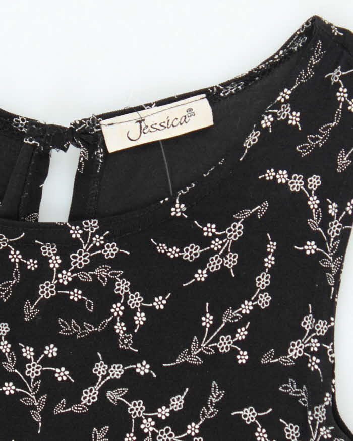 Vintage 90s Jessica Floral Dress - M