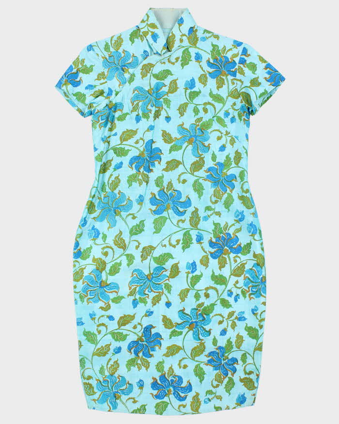 Vintage 60s Cheongsam Dress - S