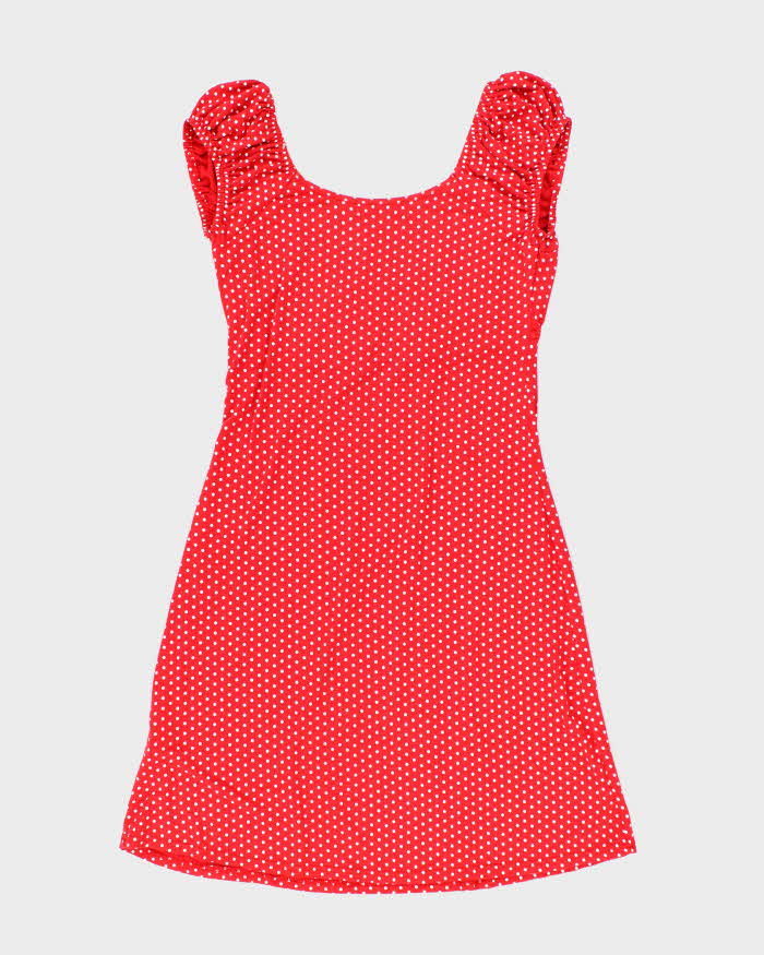 Vintage Y2k 00s Papillon Polka Dot Dress - M