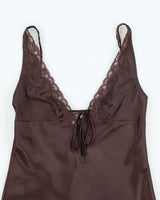 Vintage Y2k 00s La Senza Satin Slip Dress - M