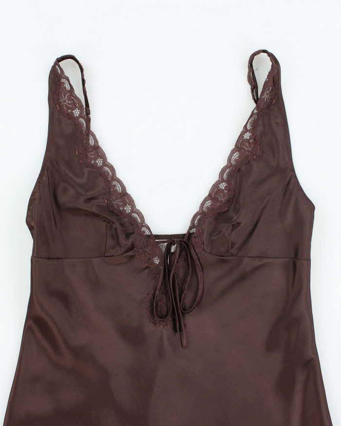 Vintage Y2k 00s La Senza Satin Slip Dress - M