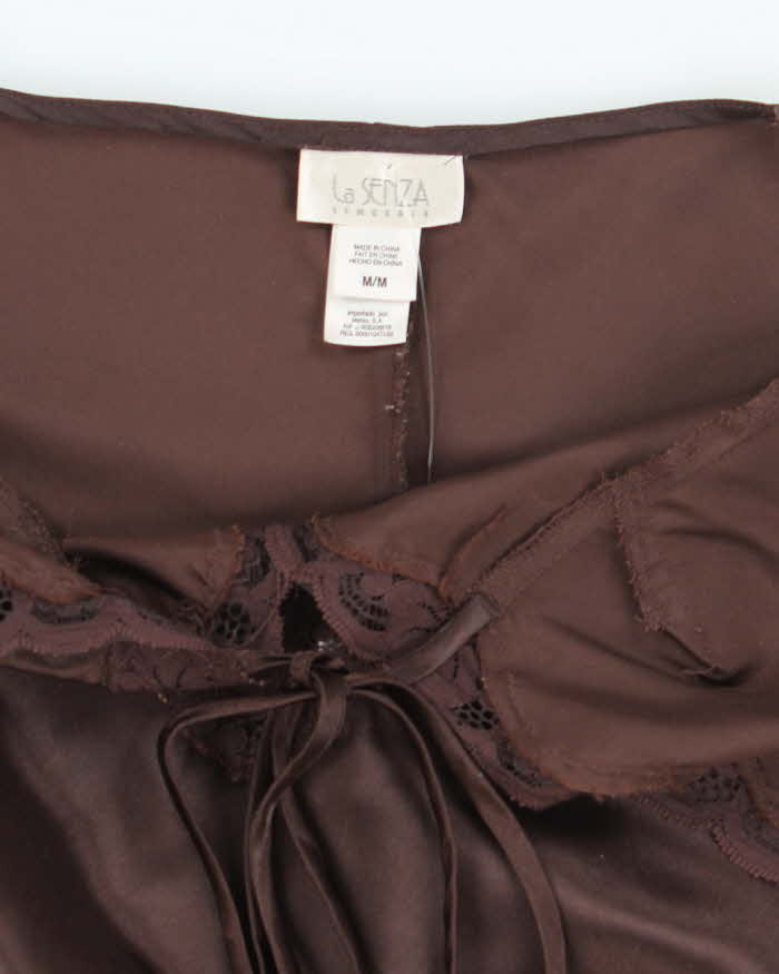 Vintage Y2k 00s La Senza Satin Slip Dress - M