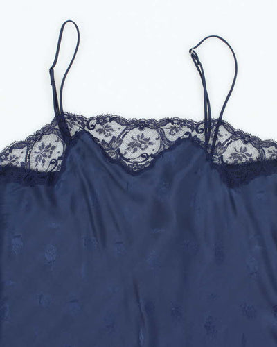 Vintage 90 Liz Claiborne Satin Slip Dress - M