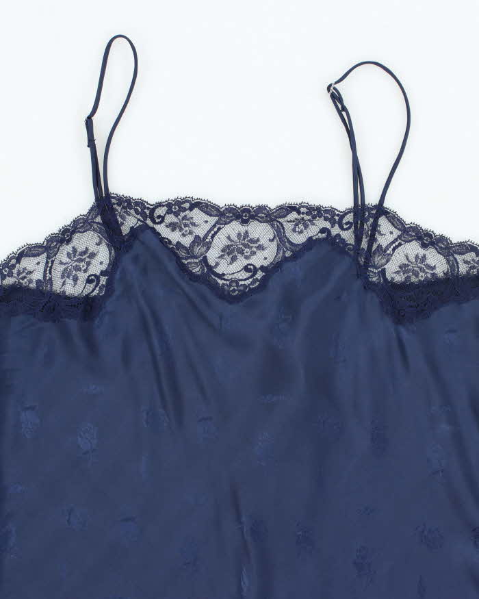 Vintage 90 Liz Claiborne Satin Slip Dress - M