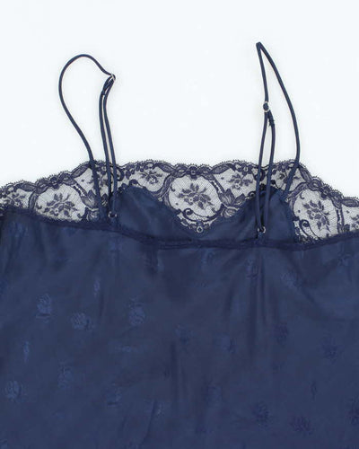 Vintage 90 Liz Claiborne Satin Slip Dress - M