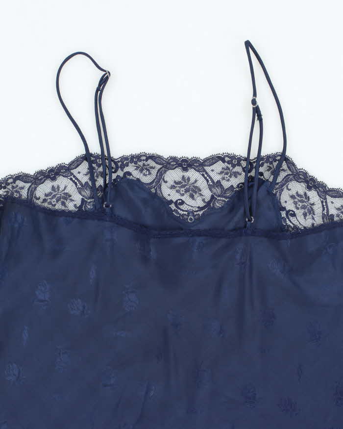 Vintage 90 Liz Claiborne Satin Slip Dress - M