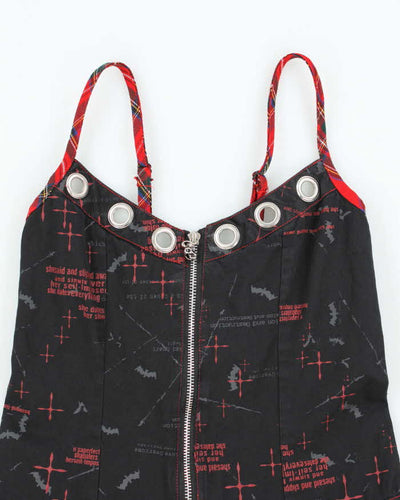 Vintage Y2k 00s G.L.P Zip-Up Dress - S