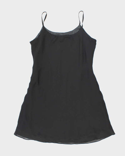 Vintage 90s Lori M Black Beaded Dress - XL