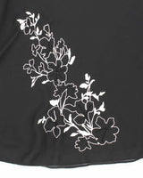 Vintage 90s Lori M Black Beaded Dress - XL