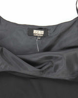 Vintage 90s Lori M Black Beaded Dress - XL
