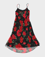 Vintage 90s Jessica Floral Dress - S