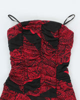 Vintage Y2k 00s Le Chateau Flowy Dress - XXS