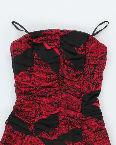 Vintage Y2k 00s Le Chateau Flowy Dress - XXS