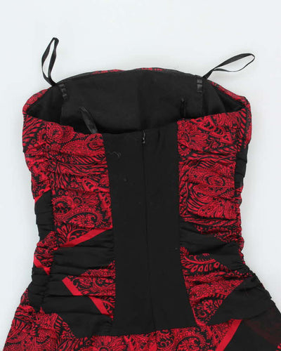 Vintage Y2k 00s Le Chateau Flowy Dress - XXS