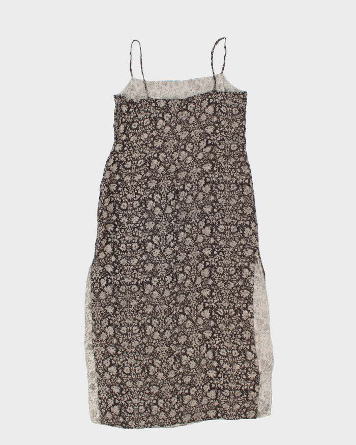 Vintage 90s Anne Klein Silk Dress - M