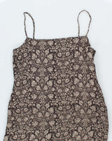Vintage 90s Anne Klein Silk Dress - M