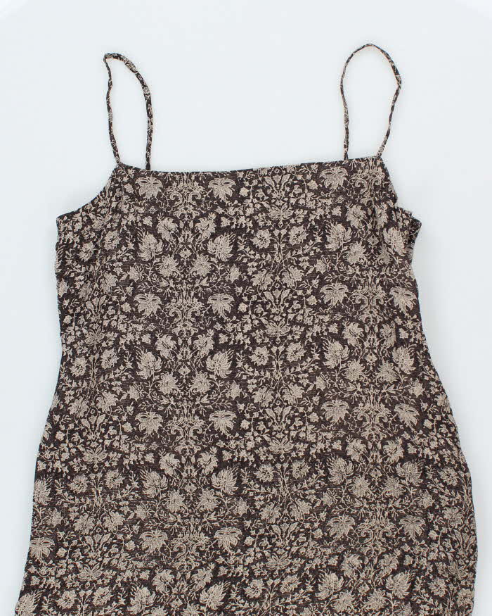 Vintage 90s Anne Klein Silk Dress - M