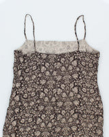 Vintage 90s Anne Klein Silk Dress - M
