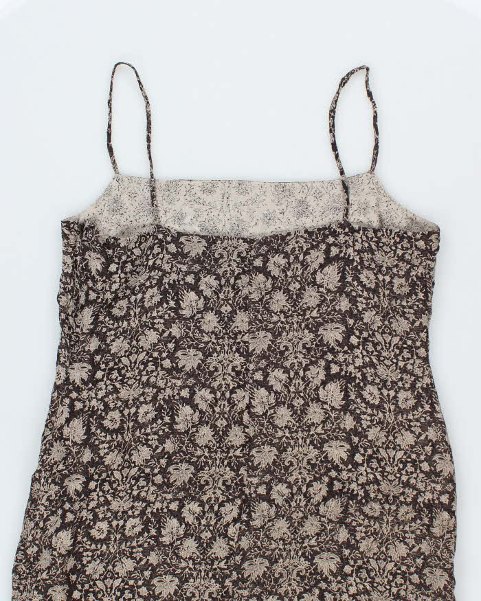 Vintage 90s Anne Klein Silk Dress - M