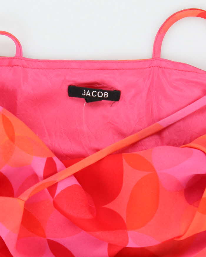 Vintage 90s Jacob Cowl Neck Dress - S