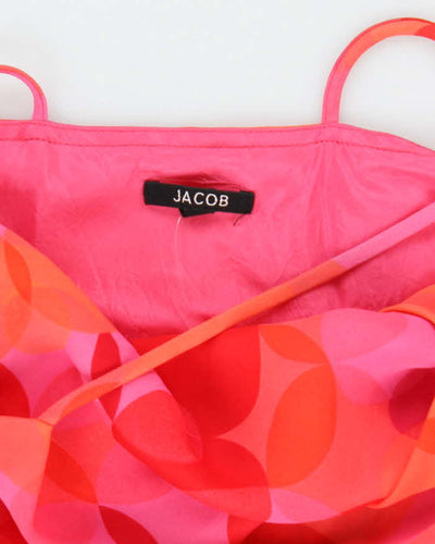 Vintage 90s Jacob Cowl Neck Dress - S