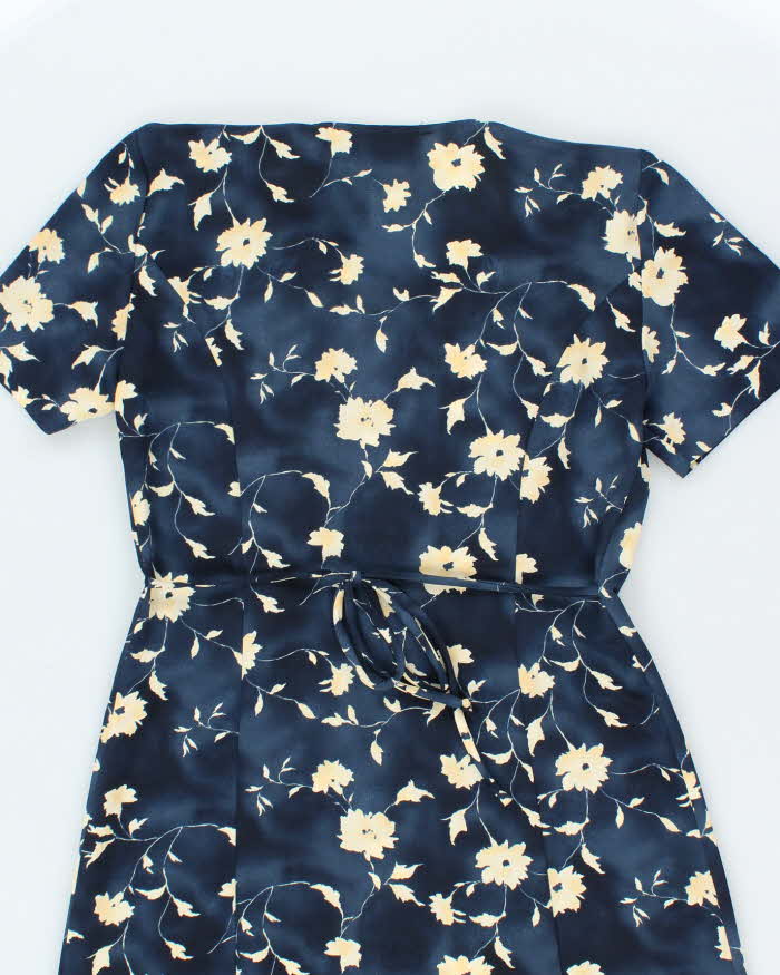 Vintage 90s Jessica Floral Button-Up Dress - M