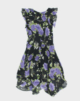 Vintage 90s Jessica Floral Flowy Dress - L