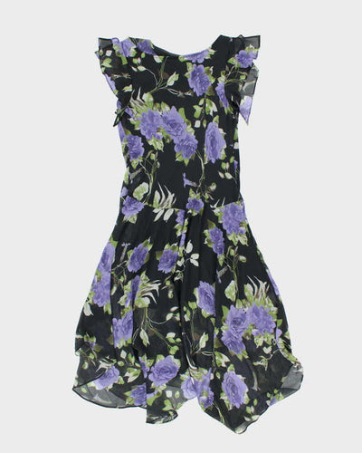 Vintage 90s Jessica Floral Flowy Dress - L