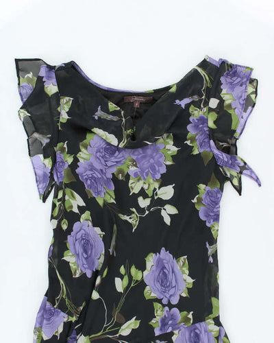 Vintage 90s Jessica Floral Flowy Dress - L
