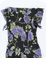 Vintage 90s Jessica Floral Flowy Dress - L